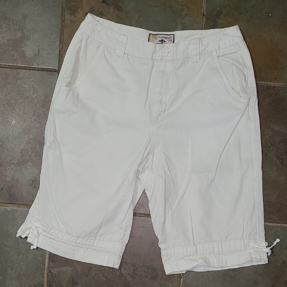 Caribbean Joe White Bermudas‎ Relaxed Fit